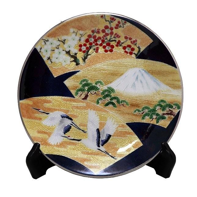 七宝焼 安藤七宝店 海老文葉皿 笹皿 2点まとめて 共箱 V 5562 七宝焼