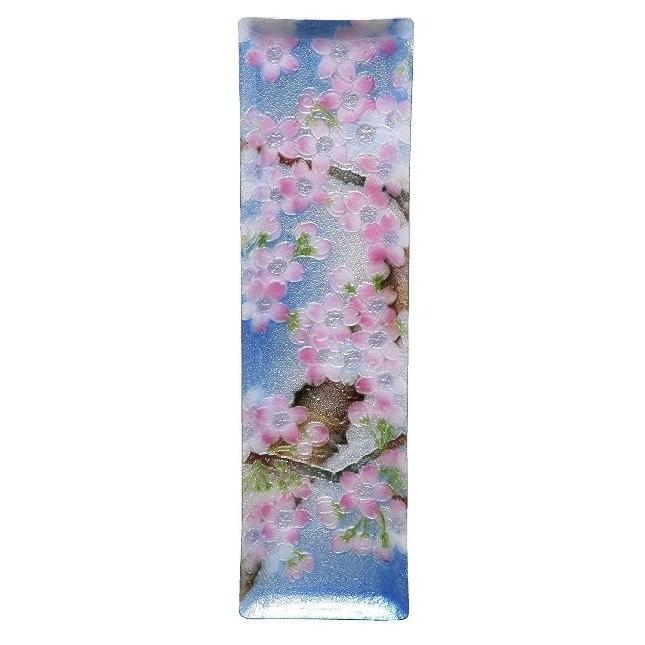 七宝焼 ペン皿(小)新桜　122-18