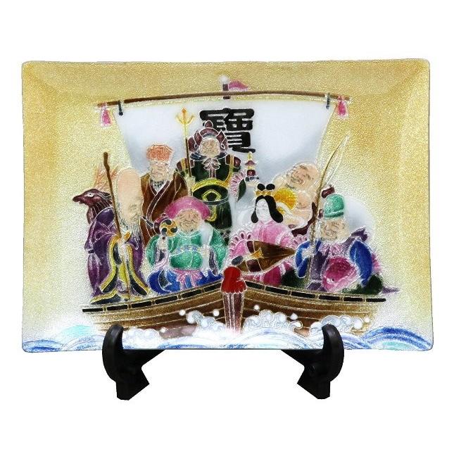 骨董 アンティーク 色絵 網干 松鶴文様 小皿 5枚 金襴手 古伊万里 古