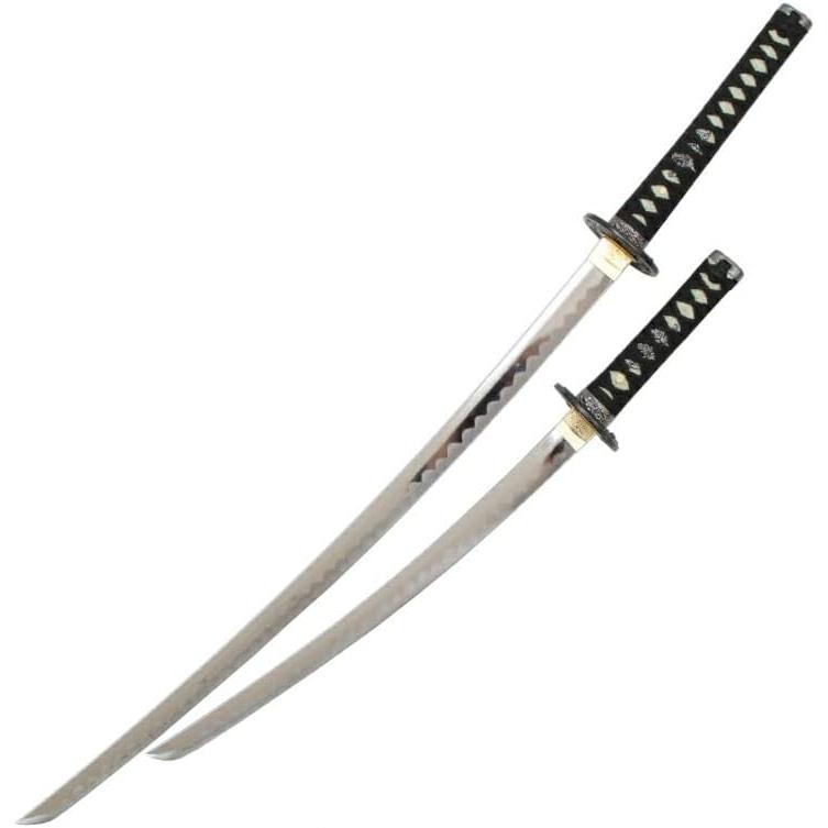 NEU-041 模造刀剣 アルミ刀身タイプ 石目シリーズ・赤石目 大小