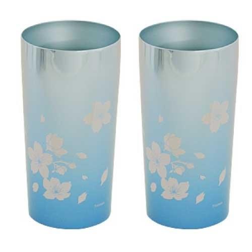 全日本送料無料 ホリエ Horie 純チタン二重タンブラー2個セット プレミアム 桜花そらいろ350ml 桜花そらいろ350ml 純チタンカップを夏のビールのお供に 好評 Aleefsurgical Com