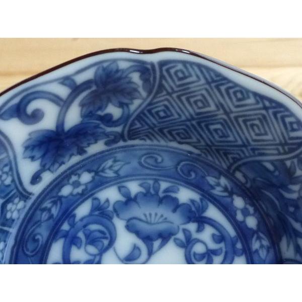 美濃焼】ネジリ祥瑞(しょんずい) 小皿揃 径9.5cm 5個セット : 虹八