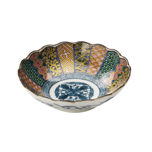 美濃焼/JAPAN 染錦祥瑞 煮物鉢揃 Φ17x高5cm【5pcs入】電子レンジ/食洗