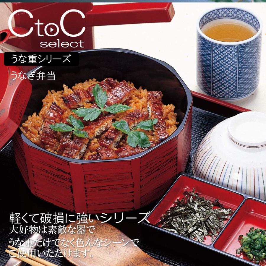 うなぎの器 うな丼 木彫多用丼 大　根来 内黒＜海鮮、ちらし寿司など色んな料理にも・・＞_2