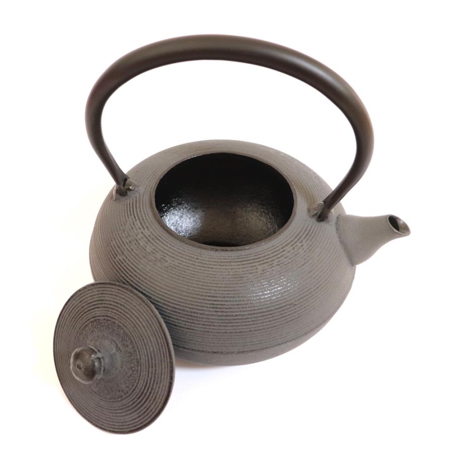南部鉄器 IH対応 内面漆加工鉄瓶 丸糸目1500ml（貧血予防に