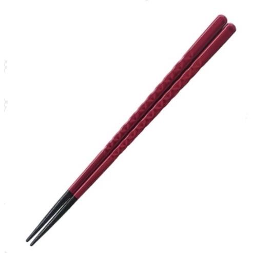 【業務用20本セット】PBT樹脂塗箸22.6cm 亀甲箸漆調溜先乾漆塗（耐熱200℃　洗浄機/消毒保管庫/レンジ対応）業務用/ホテル旅館等