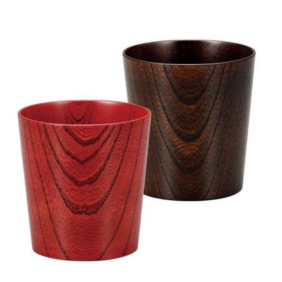 山中漆器　日本原産の木で丁寧に作りました　MIYABI　欅（ケヤキ）カップペア＜ギフト　プレゼント　お祝い　お返し　返礼品　誕生日　結婚　敬老の日＞