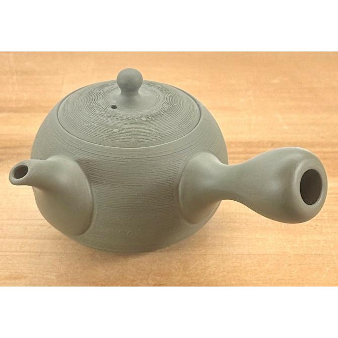 常滑焼 セラメッシュ茶こし急須 石龍 上村夏江 窯変松皮（黒/朱/緑