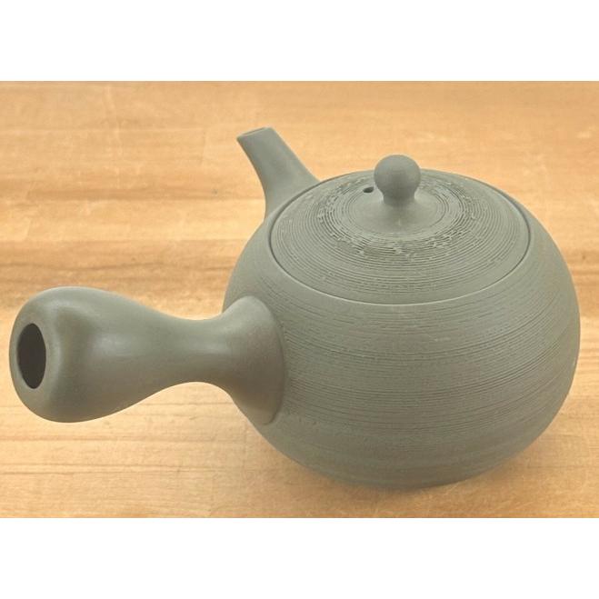常滑焼 セラメッシュ茶こし急須 石龍 上村夏江 窯変松皮（黒/朱/緑