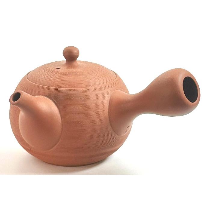 常滑焼 セラメッシュ茶こし急須 石龍 上村夏江 窯変松皮（黒/朱/緑
