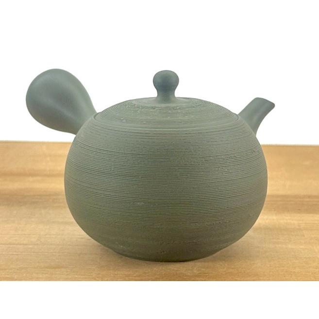 常滑焼 セラメッシュ茶こし急須 石龍 上村夏江 窯変松皮（黒/朱/緑