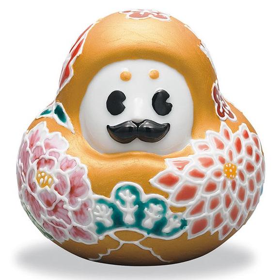 九谷焼 インテリア置物 ひゃくまんさん 白盛華吉祥 相川志保＜ 置物