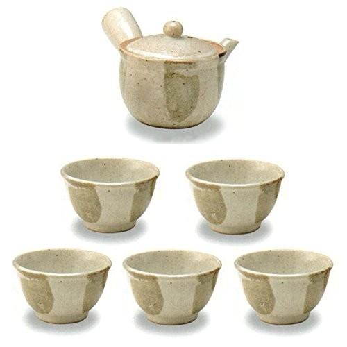 【信楽焼】紬急須　紬湯呑 【急須＆湯呑5客セット】