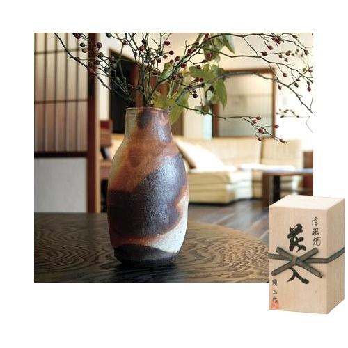 顕三作】 緋彩 （花器・花瓶）【信楽焼】 : 虹八 kohya - 通販 - Yahoo