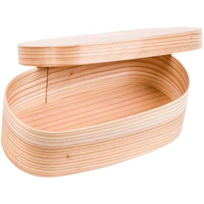 日本製 エコ曲げわっぱ 楕円 小 被蓋