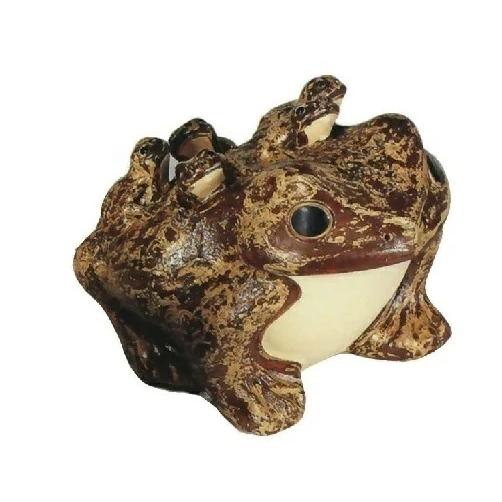 陶里 信楽焼 カエル15号（子5匹）ナチュラル : 虹八 kohya - 通販