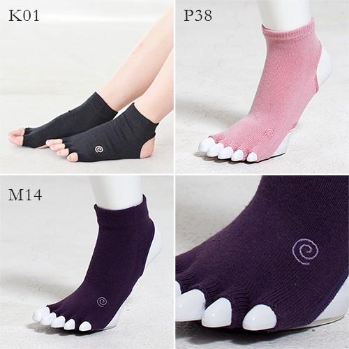 suria スリア ヨガソックス 5本指 滑り止め ヨガ ソックス 靴下 ケーブソックス | suria | 01