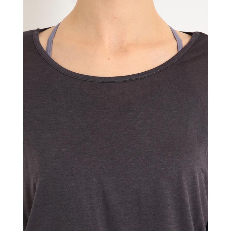 suria スリア シュシュトップ ヨガウェア トップス Tシャツ su-t267 ショート丈 レイヤード ヨガウェア おしゃれ かわいい | suria | 09