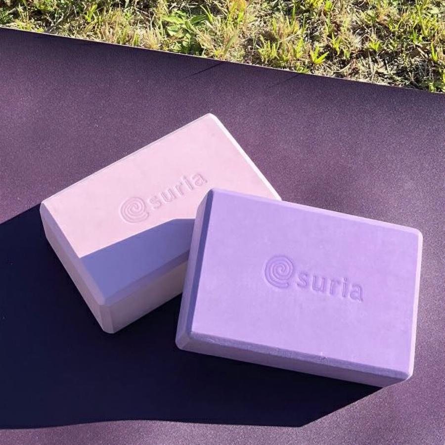 2点セット suria スリア ヨガブロック ヨガ ブロック ヨガ ピラティス プロップス おしゃれ かわいい くすみカラー 使い方 | suria | 09