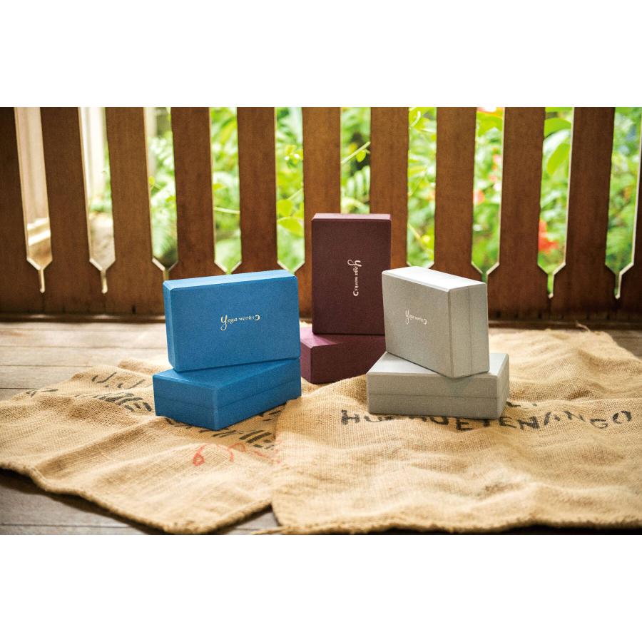 ヨガワークス ヨガブロックA  2個セット｜高密度 EVA 軽量 ブロック｜正座 骨盤 補助 プロップス｜公式 YW-E311 送料無料 | ヨガワークス | 15