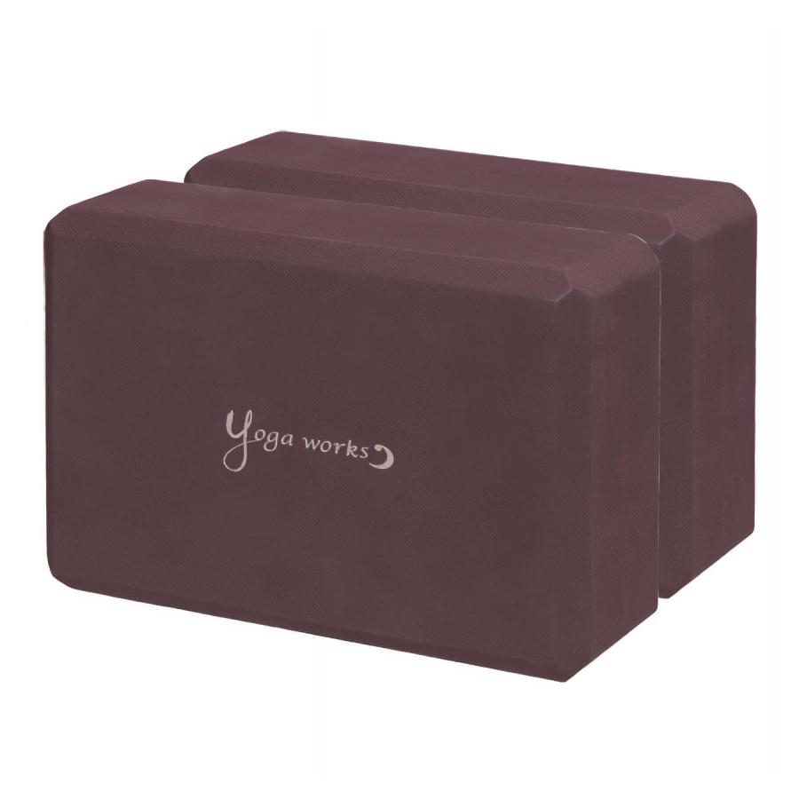 ヨガワークス ヨガブロックA  2個セット｜高密度 EVA 軽量 ブロック｜正座 骨盤 補助 プロップス｜公式 YW-E311 送料無料 | ヨガワークス | 02