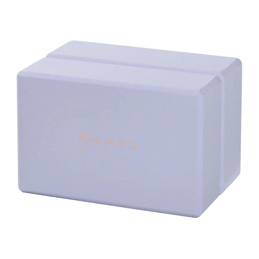 ヨガワークス ヨガブロックA  2個セット｜高密度 EVA 軽量 ブロック｜正座 骨盤 補助 プロップス｜公式 YW-E311 送料無料 | ヨガワークス | 07