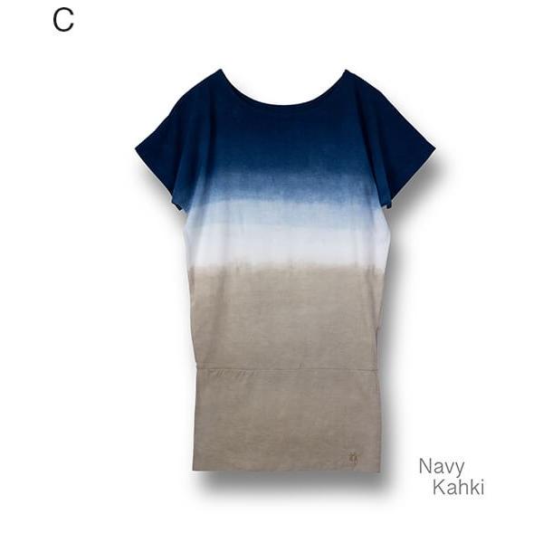 【SALE セール】  yinyang インヤン バイカラーチュニック ヨガウェア トップス yinyang 191bt03 Tシャツ かわいい おしゃれ |  | 03