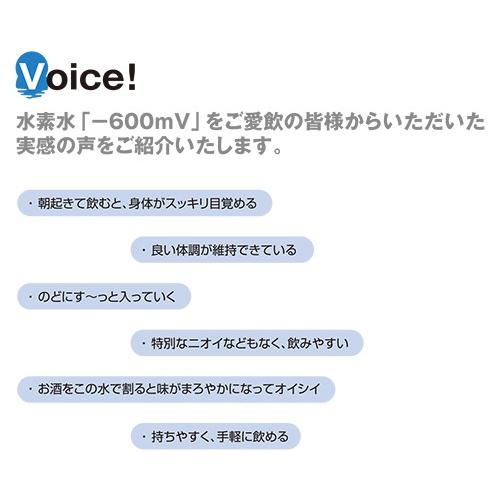 【今なら２本プレゼント】水素水 -600mV 【530ml×10本SET+２本】高濃度水素水 【高濃度水素水 水素水 アルミパウチ 日本製】マイナス600ミリボルト｜psps｜06