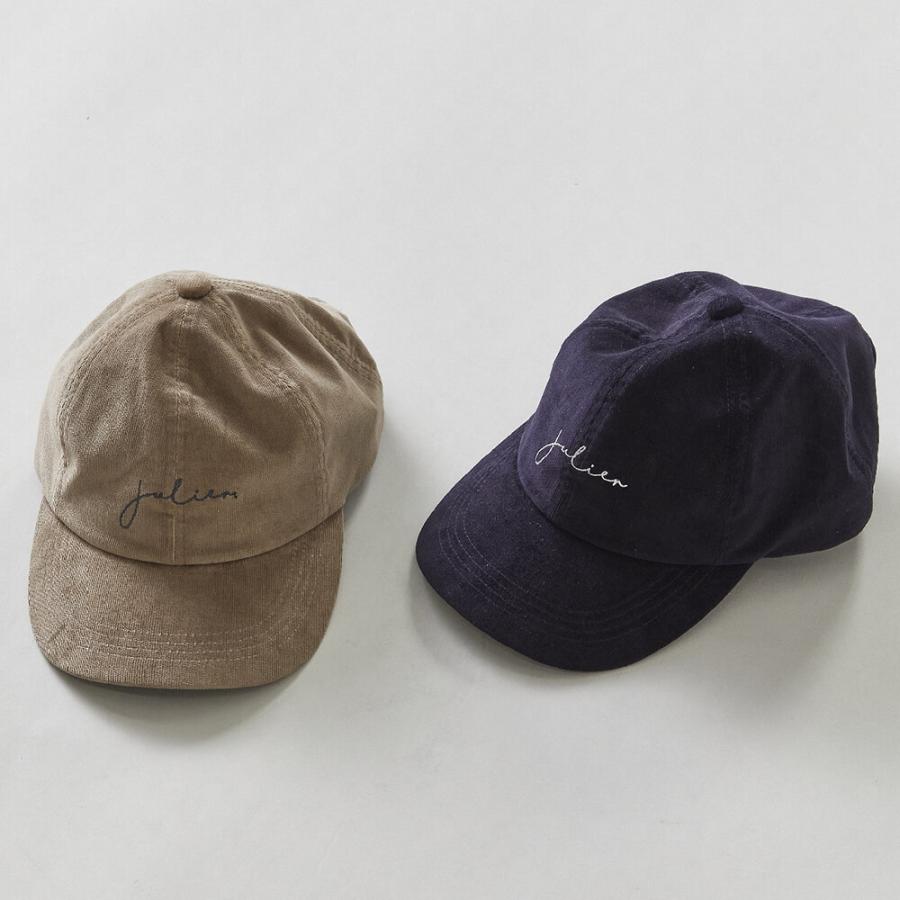 Julier ジュリエ ヨガ セール アウトドア レディース キャップ 帽子 かわいい おしゃれ コーデュロイキャップ b1943jac032 2024 新作 秋 冬 シンプル コーデュロ | Julier | 01