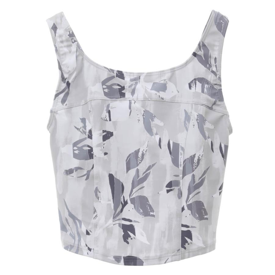Julier（ジュリエ） ヨガウェア トップス カップ付 リーフ柄