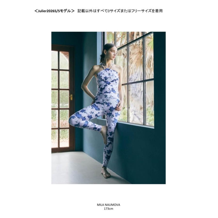 Julier（ジュリエ） ヨガ ウェア ヨガレギンス flash flowerプリント