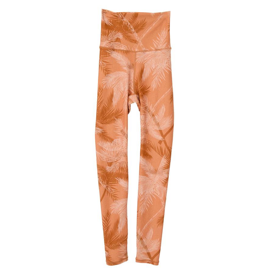 Julier ジュリエ ヨガウェア ボトムス レディース palm tree プリントスーパーハイレギンス B1962JUP030 ピラティスウェア 水着 海 プール ホットヨガ おしゃれ