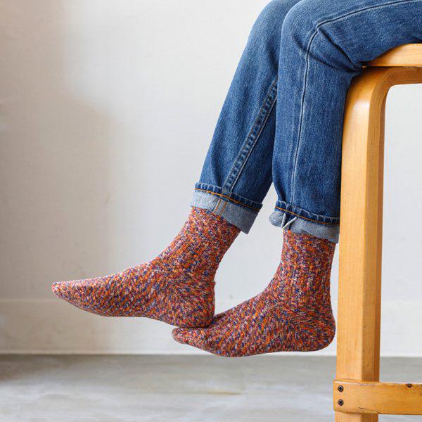 COMFYHOUSE コンフィーハウス 靴下 メンズ レディース クルー丈 ソックス 日本製 旧 ラソックス rasox スプラッシュコットン chl060lc1 | rasox | 12