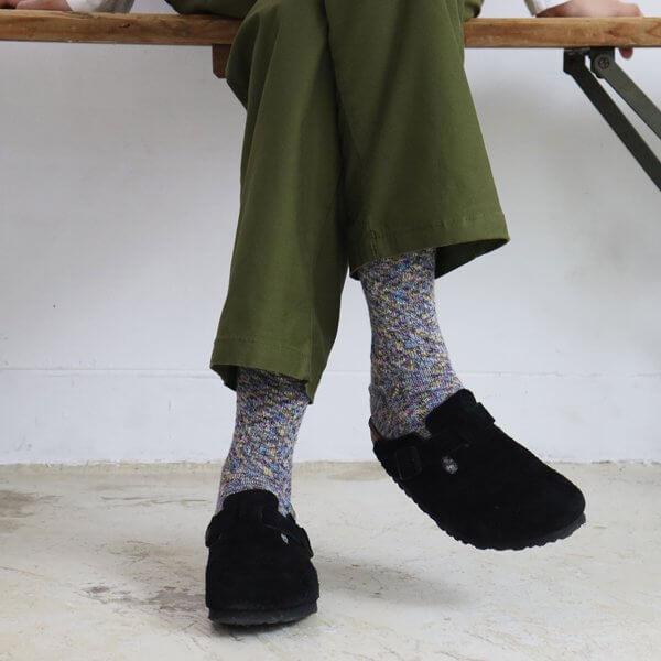 COMFYHOUSE コンフィーハウス 靴下 メンズ レディース クルー丈 ソックス 日本製 旧 ラソックス rasox スプラッシュコットン chl060lc1 | rasox | 13