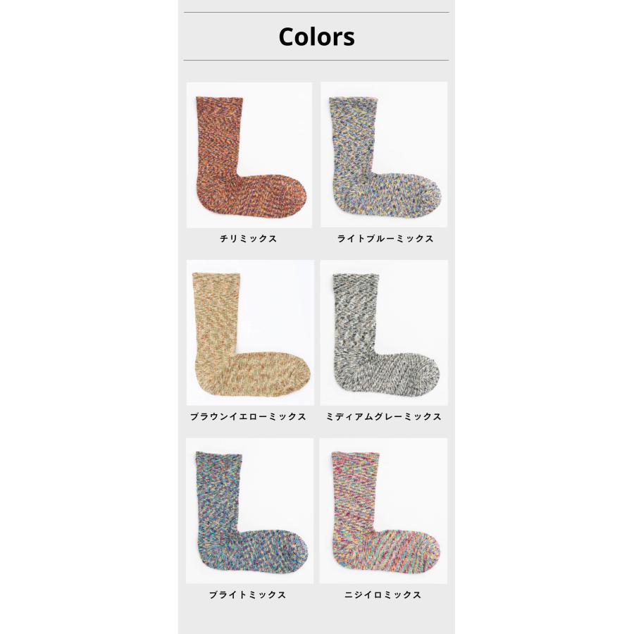COMFYHOUSE コンフィーハウス 靴下 メンズ レディース クルー丈 ソックス 日本製 旧 ラソックス rasox スプラッシュコットン chl060lc1 | rasox | 01