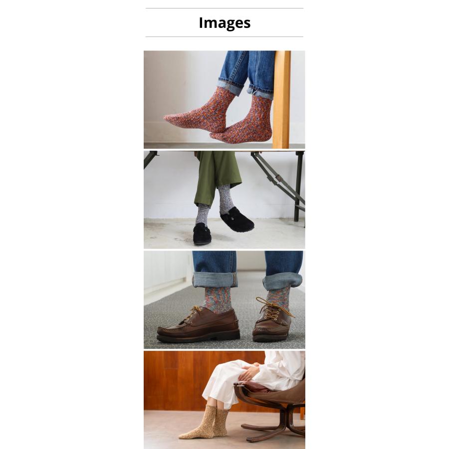 COMFYHOUSE コンフィーハウス 靴下 メンズ レディース クルー丈 ソックス 日本製 旧 ラソックス rasox スプラッシュコットン chl060lc1 | rasox | 02