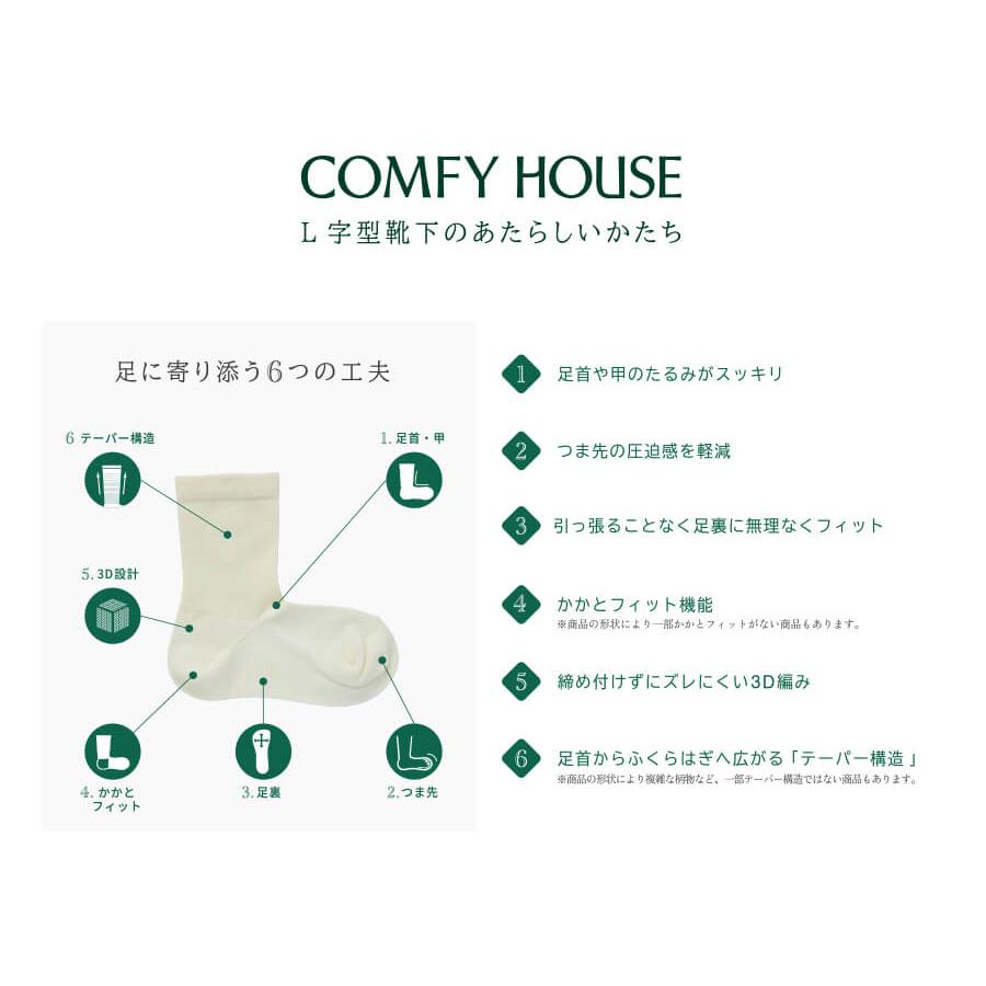 COMFYHOUSE コンフィーハウス 靴下 メンズ レディース クルー丈 ソックス 日本製 旧 ラソックス rasox chl090cr1 | rasox | 16