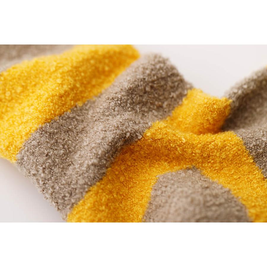 rasox 靴下 ラソックス ソフトタッチ・パネルボーダー CA222CR02 クルー丈 rasox(ラソックス)  メンズ レディース 日本製 | rasox | 12