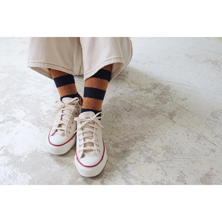 rasox 靴下 ラソックス ソフトタッチ・パネルボーダー CA222CR02 クルー丈 rasox(ラソックス)  メンズ レディース 日本製 | rasox | 15