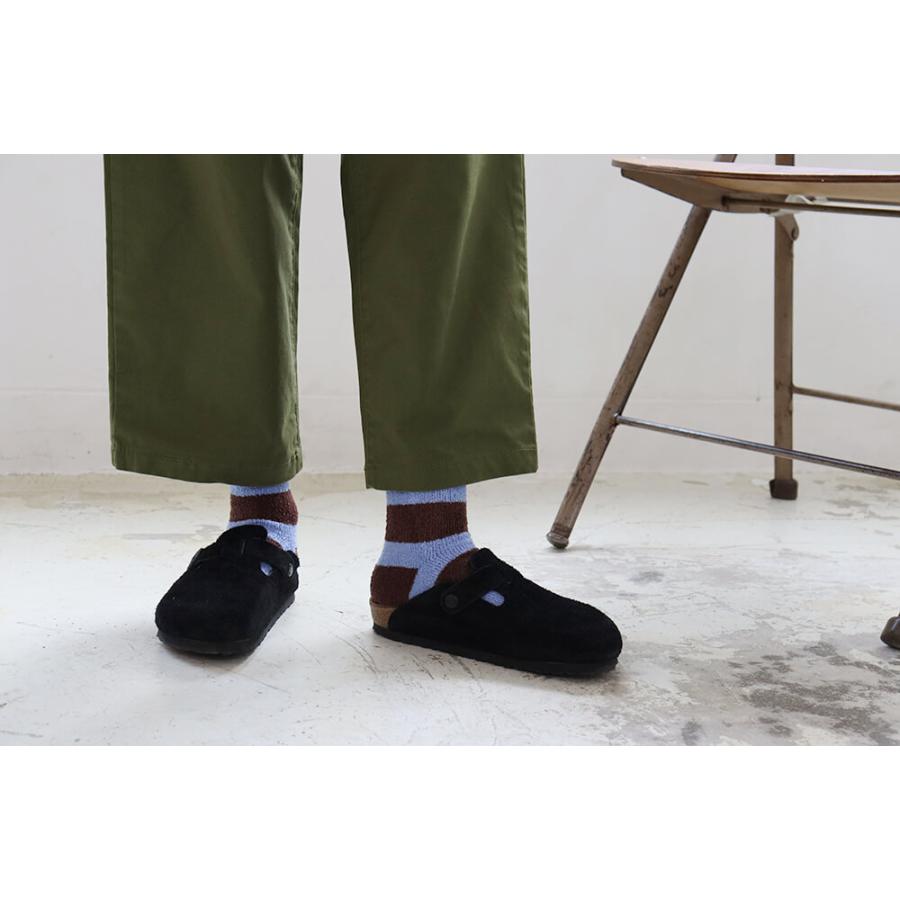 rasox 靴下 ラソックス ソフトタッチ・パネルボーダー CA222CR02 クルー丈 rasox(ラソックス)  メンズ レディース 日本製 | rasox | 16