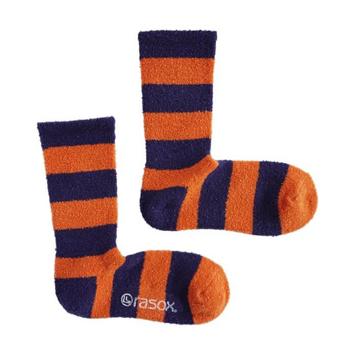 rasox 靴下 ラソックス ソフトタッチ・パネルボーダー CA222CR02 クルー丈 rasox(ラソックス)  メンズ レディース 日本製 | rasox | 02