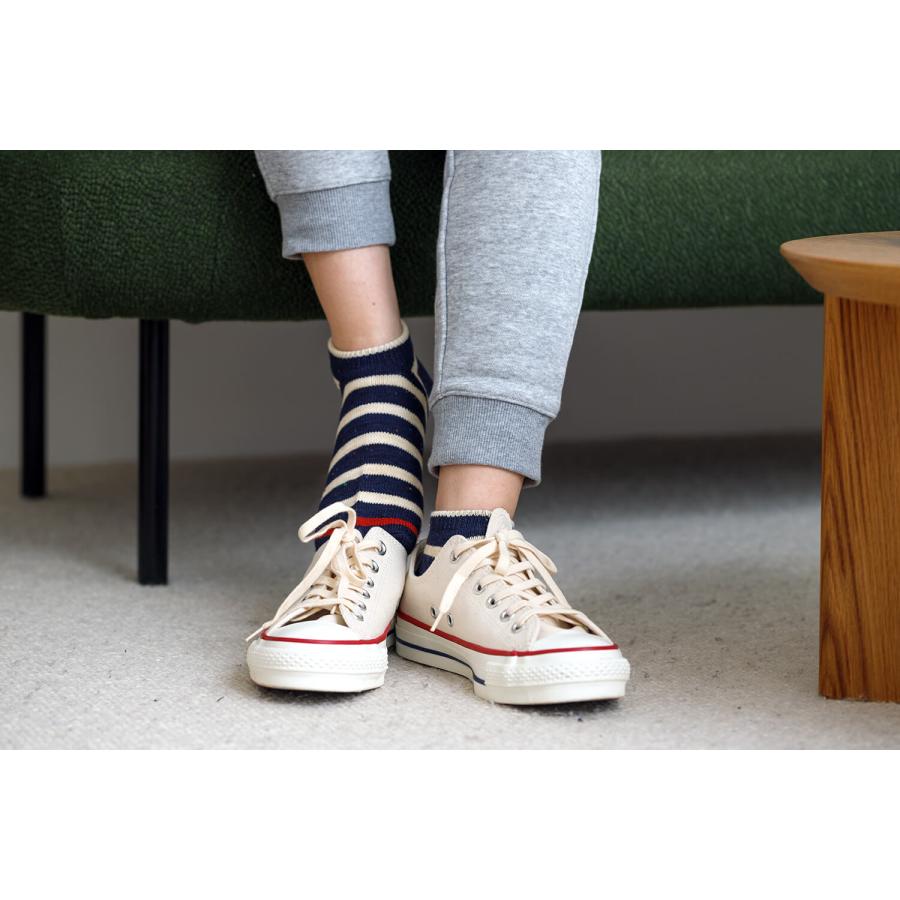 rasox(ラソックス) ラソックス 靴下 メンズ レディース アンクルソックス コットンネップボーダー・スニーカー CA250SN01 くるぶしソックス 送料無料 公式取扱店 | rasox | 10