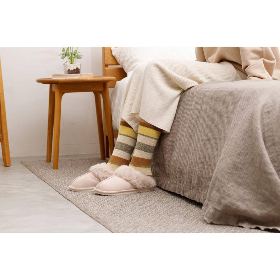 COMFYHOUSE コンフィーハウス 靴下 メンズ レディース クルー丈 ソックス 日本製 旧 ラソックス rasox マルチボーダーウール・クルー chl152cr1 | rasox | 16