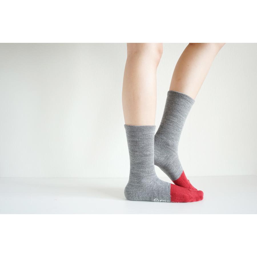 COMFYHOUSE コンフィーハウス 靴下 メンズ レディース クルー丈 ソックス 日本製 旧 ラソックス rasox chl182cr1 ニューウォームウール・クルー ソックス | rasox | 12