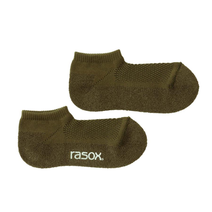 rasox ラソックス 靴下 ショート丈 スニーカーソックス メンズ レディース ソリッド・メッシュ 通気性 クッション性 アンクルソックス くるぶしソックス 春夏 日 | rasox | 04