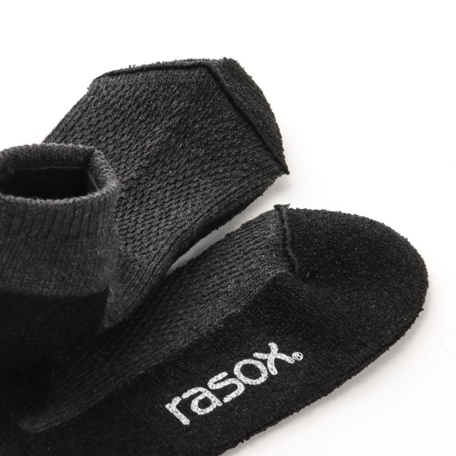 rasox ラソックス 靴下 ショート丈 スニーカーソックス メンズ レディース ソリッド・メッシュ 通気性 クッション性 アンクルソックス くるぶしソックス 春夏 日 | rasox | 09