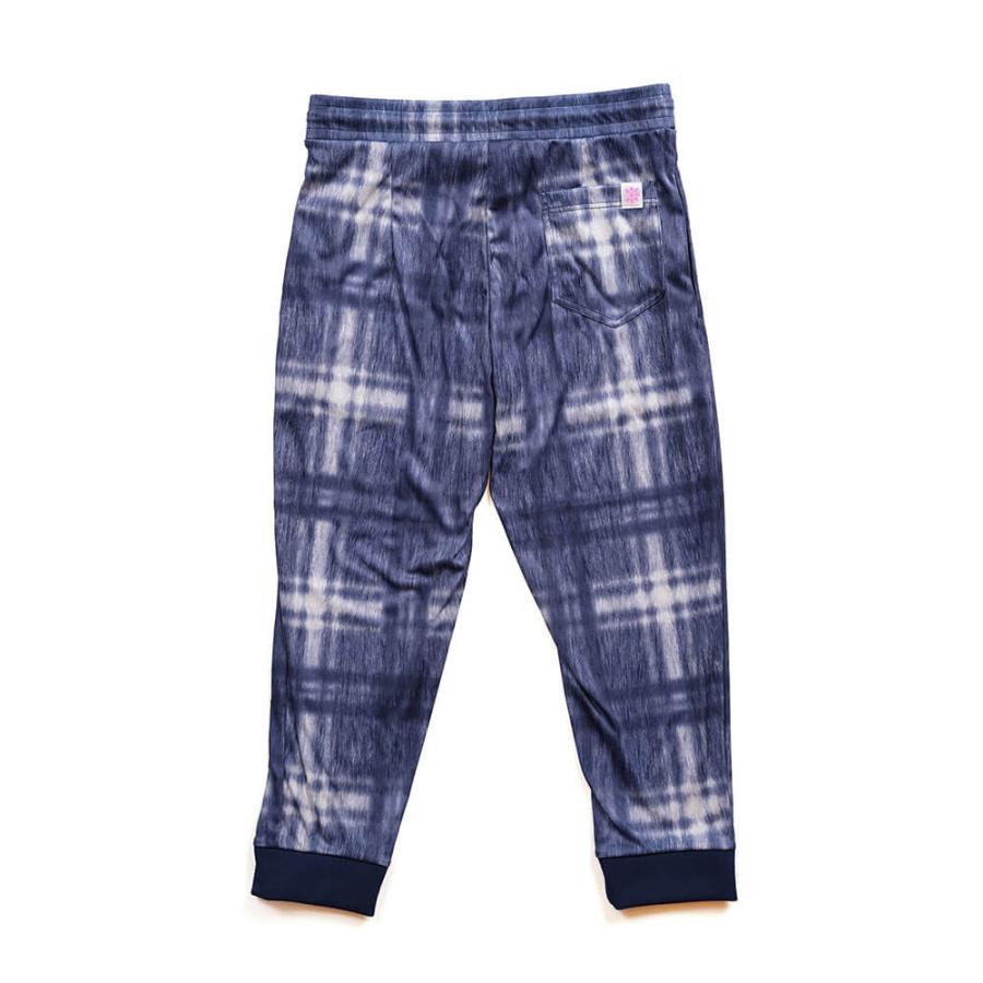 クラップ CLAP フィットネスウェア イーシュットパンツ レディース DENIM CHECK デニム クラップ新作 クラップウェア クラップパンツ | clap | 02