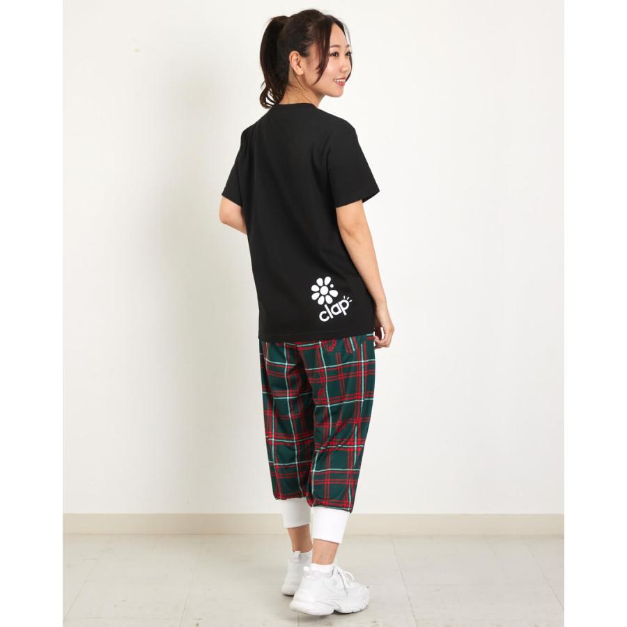 clap クラップセール フィットネスウェア ブランド パンツ レディース イージーパンツ HOLLY CHECK EASY  ゆったり 体型カバー 新作 柄 2025 | clap | 08