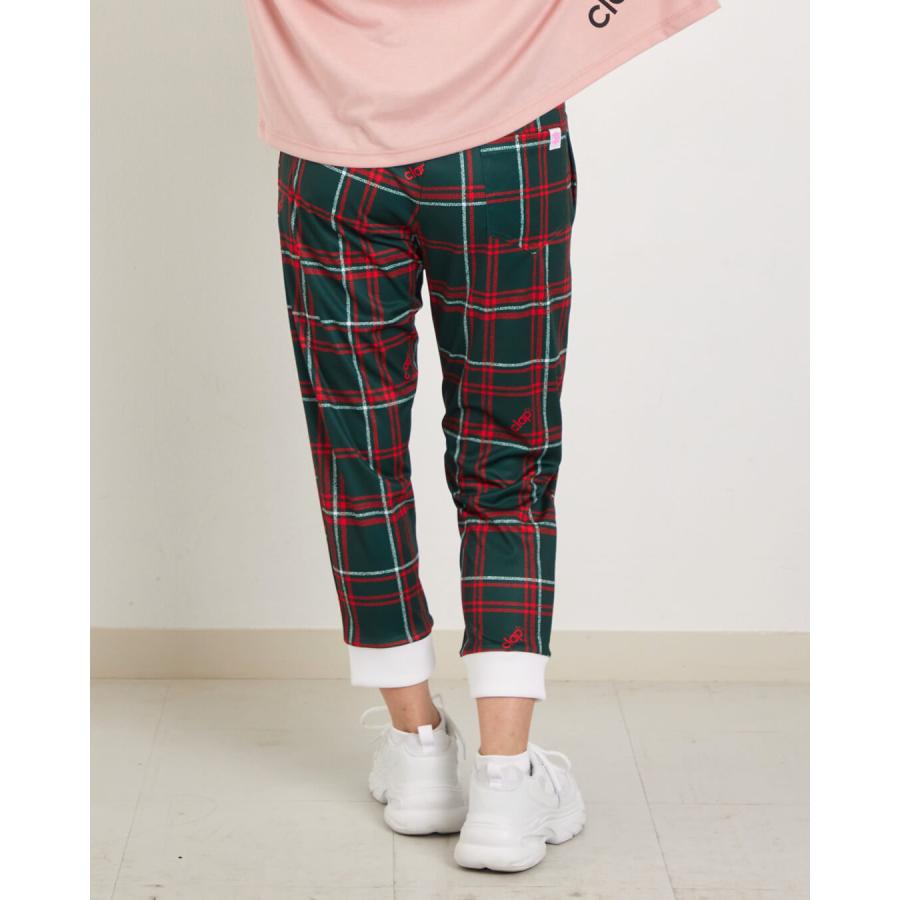 clap クラップセール フィットネスウェア パンツ レディース イーシュット CLAP HOLLY CHECK E-SHUTOOOO 新作 柄 2025 フィットネスウェア  ジム トレーニングウ | clap | 02