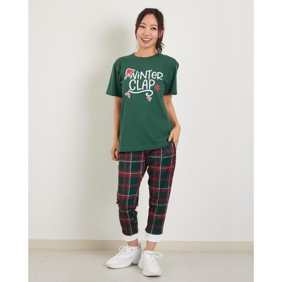 clap クラップセール フィットネスウェア パンツ レディース イーシュット CLAP HOLLY CHECK E-SHUTOOOO 新作 柄 2025 フィットネスウェア  ジム トレーニングウ | clap | 08